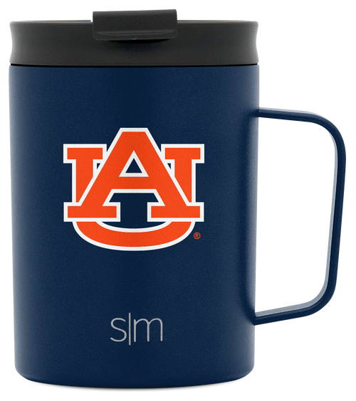 Collegiate Scout Coffee Mug with Flip Lid - Auburn